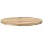 Solid acacia wood round table top Ø80x4 cm by , Table tops - Ref: Foro24-4008692, Price: 118,75 €, Discount: %
