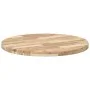 Solid acacia wood round table top Ø80x4 cm by , Table tops - Ref: Foro24-4008692, Price: 118,75 €, Discount: %