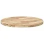 Solid acacia wood round table top Ø80x4 cm by , Table tops - Ref: Foro24-4008692, Price: 118,75 €, Discount: %