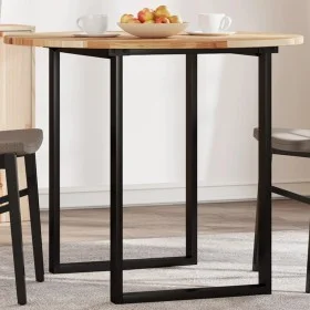 Tablero de mesa redondo madera maciza de acacia Ø90x2 cm de , Tableros para mesas - Ref: Foro24-4008699, Precio: 89,23 €, Des...