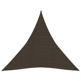 Sail awning HDPE brown 160 g/m² 4x4x4 m by vidaXL, Umbrellas - Ref: Foro24-311808, Price: 32,83 €, Discount: %