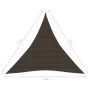 Sail awning HDPE brown 160 g/m² 4x4x4 m by vidaXL, Umbrellas - Ref: Foro24-311808, Price: 32,83 €, Discount: %