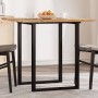 Tablero de mesa cuadrado madera maciza acacia 80x80x2 cm de , Tableros para mesas - Ref: Foro24-4008722, Precio: 83,22 €, Des...