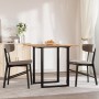 Tablero de mesa cuadrado madera maciza acacia 80x80x2 cm de , Tableros para mesas - Ref: Foro24-4008722, Precio: 83,22 €, Des...