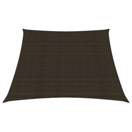 Toldo de vela HDPE marrón 160 g/m² 4/5x3 m de vidaXL, Sombrillas - Ref: Foro24-311820, Precio: 44,14 €, Descuento: %
