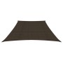 Toldo de vela HDPE marrón 160 g/m² 4/5x3 m de vidaXL, Sombrillas - Ref: Foro24-311820, Precio: 44,14 €, Descuento: %