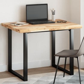 Tablero de mesa rectangular madera maciza acacia 100x80x4 cm de , Tableros para mesas - Ref: Foro24-4008797, Precio: 167,55 €...