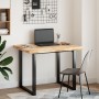 Tablero de mesa rectangular madera maciza acacia 100x80x4 cm de , Tableros para mesas - Ref: Foro24-4008797, Precio: 167,55 €...