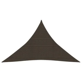 Toldo de vela HDPE marrón 160 g/m² 2,5x2,5x3,5 m de vidaXL, Sombrillas - Ref: Foro24-311801, Precio: 16,72 €, Descuento: %
