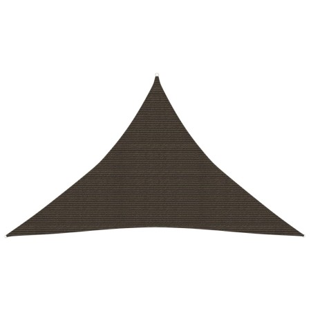 Toldo de vela HDPE marrón 160 g/m² 2,5x2,5x3,5 m de vidaXL, Sombrillas - Ref: Foro24-311801, Precio: 17,04 €, Descuento: %