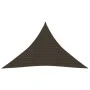 Toldo de vela HDPE marrón 160 g/m² 2,5x2,5x3,5 m de vidaXL, Sombrillas - Ref: Foro24-311801, Precio: 16,72 €, Descuento: %