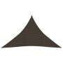 Toldo de vela HDPE marrón 160 g/m² 2,5x2,5x3,5 m de vidaXL, Sombrillas - Ref: Foro24-311801, Precio: 17,04 €, Descuento: %