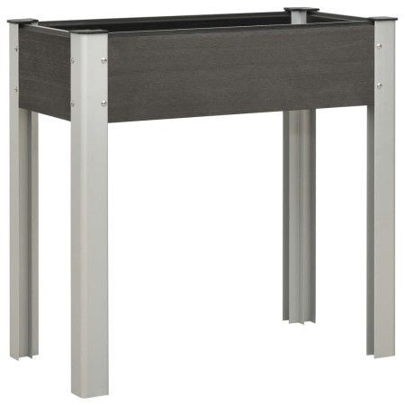 Mesa de cultivo para jardín WPC gris 75x40x75 cm de vidaXL, Maceteros y jardineras - Ref: Foro24-149010, Precio: 62,87 €, Des...