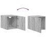 Armario de pared madera de ingeniería gris Sonoma 40x42,5x40 cm de , Aparadores - Ref: Foro24-846101, Precio: 45,65 €, Descue...