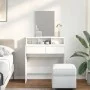 Tocador con espejo blanco 80x41x144,5 cm de , Tocadores para dormitorios - Ref: Foro24-848171, Precio: 95,17 €, Descuento: %