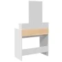 Tocador con espejo blanco 80x41x144,5 cm de , Tocadores para dormitorios - Ref: Foro24-848171, Precio: 95,17 €, Descuento: %