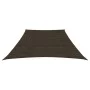 Toldo de vela HDPE marrón 160 g/m² 3/4x2 m de vidaXL, Sombrillas - Ref: Foro24-311818, Precio: 19,28 €, Descuento: %