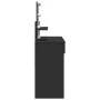 Schminktisch mit schwarzen LED-Lichtern 100x40x130 cm von , Schlafzimmerkommoden - Ref: Foro24-848200, Preis: 154,37 €, Rabat...