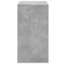 Tocador con taburete gris hormigón 60x40x113,5 cm de , Tocadores para dormitorios - Ref: Foro24-848216, Precio: 98,22 €, Desc...