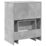 Tocador con taburete gris hormigón 60x40x113,5 cm de , Tocadores para dormitorios - Ref: Foro24-848216, Precio: 98,22 €, Desc...