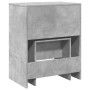 Tocador con taburete gris hormigón 60x40x113,5 cm de , Tocadores para dormitorios - Ref: Foro24-848216, Precio: 100,20 €, Des...
