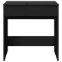 Tocador con espejo negro 73x46,5x120 cm de , Tocadores para dormitorios - Ref: Foro24-848221, Precio: 92,37 €, Descuento: %