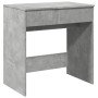 Tocador con espejo gris hormigón 73x46,5x120 cm de , Tocadores para dormitorios - Ref: Foro24-848223, Precio: 83,54 €, Descue...