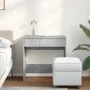 Dresser with concrete gray mirror 73x46.5x120 cm by , Bedroom Dressers - Ref: Foro24-848223, Price: 82,15 €, Discount: %