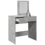 Dresser with concrete gray mirror 73x46.5x120 cm by , Bedroom Dressers - Ref: Foro24-848223, Price: 82,15 €, Discount: %