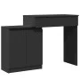Tocador con luces LED negro 115x37x110,5 cm de , Tocadores para dormitorios - Ref: Foro24-848228, Precio: 132,91 €, Descuento: %