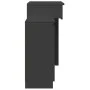 Tocador con luces LED negro 115x37x110,5 cm de , Tocadores para dormitorios - Ref: Foro24-848228, Precio: 132,91 €, Descuento: %