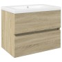 Set de muebles de baño 2 pzas cerámica y madera de ingeniería de , Muebles de baño - Ref: Foro24-3307658, Precio: 152,17 €, D...