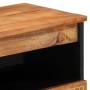 Armario auxiliar madera maciza de mango 60x33x75 cm de , Almacenamiento para CD y DVD - Ref: Foro24-358309, Precio: 85,89 €, ...
