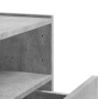Mesita de noche de pared 2 uds color gris hormigón 45x30x35 cm de , Mesitas de noche - Ref: Foro24-848318, Precio: 68,57 €, D...