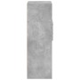Aparador alto madera de ingeniería gris hormigón 30x42,5x124 cm de , Aparadores - Ref: Foro24-846155, Precio: 69,09 €, Descue...