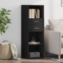 Aparador alto madera de ingeniería negro 40x42,5x124 cm de , Aparadores - Ref: Foro24-846160, Precio: 68,75 €, Descuento: %