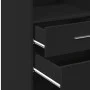 Hoher schwarzer Schrank aus Holzwerkstoff 40x42,5x124 cm. von , Sideboards - Ref: Foro24-846160, Preis: 67,63 €, Rabatt: %