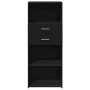 Aparador alto madera de ingeniería negro 50x42,5x124 cm de , Aparadores - Ref: Foro24-846174, Precio: 89,75 €, Descuento: %