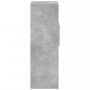 Aparador alto madera de ingeniería gris hormigón 50x42,5x124 cm de , Aparadores - Ref: Foro24-846176, Precio: 76,76 €, Descue...