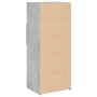 Aparador alto madera de ingeniería gris hormigón 50x42,5x124 cm de , Aparadores - Ref: Foro24-846176, Precio: 76,76 €, Descue...