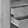 Aparador alto madera de ingeniería gris hormigón 50x42,5x124 cm de , Aparadores - Ref: Foro24-846176, Precio: 76,76 €, Descue...