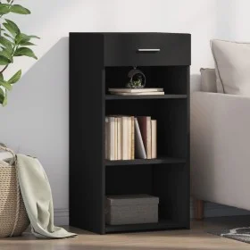 Aparador madera de ingeniería negro 45x42,5x93 cm de , Aparadores - Ref: Foro24-846321, Precio: 63,46 €, Descuento: %