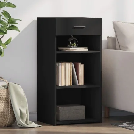 Aparador madera de ingeniería negro 45x42,5x93 cm de , Aparadores - Ref: Foro24-846321, Precio: 63,46 €, Descuento: %