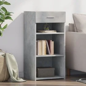 Aparador madera de ingeniería gris hormigón 45x42,5x93 cm de , Aparadores - Ref: Foro24-846323, Precio: 56,08 €, Descuento: %