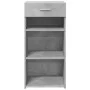 Aparador madera de ingeniería gris hormigón 45x42,5x93 cm de , Aparadores - Ref: Foro24-846323, Precio: 56,08 €, Descuento: %