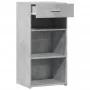 Aparador madera de ingeniería gris hormigón 45x42,5x93 cm de , Aparadores - Ref: Foro24-846323, Precio: 56,08 €, Descuento: %
