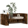 Estante pared madera ingeniería roble ahumado 70,5x35x30,5 cm de , Estantes y estanterías - Ref: Foro24-848455, Precio: 34,63...