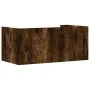 Estante pared madera ingeniería roble ahumado 70,5x35x30,5 cm de , Estantes y estanterías - Ref: Foro24-848455, Precio: 34,11...