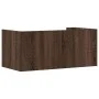 Estante de pared madera ingeniería marrón roble 70,5x35x30,5 cm de , Estantes y estanterías - Ref: Foro24-848457, Precio: 30,...