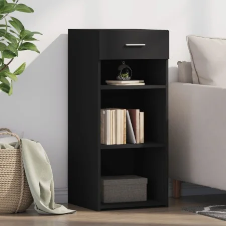 Aparador de madera de ingeniería negro 40x42,5x93 cm de , Aparadores - Ref: Foro24-846314, Precio: 64,32 €, Descuento: %